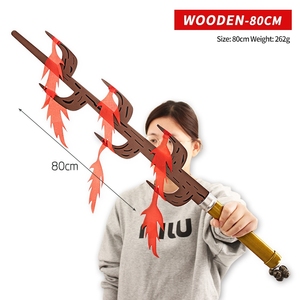 שד סטירה אנימה cosplay יפני עץ צעצוע חרב קטאנה דגם חרב עם נדן