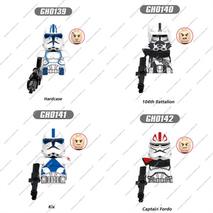 XINH SW Personajes de la película Clone Trooper ARC Commander Space Wars Mini Figuras DE ACCIÓN Bloques de construcción Juguete para niños