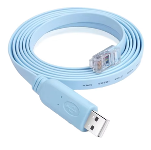 Cantell 1m <strong>USB</strong> 2.0 to RJ45 Rollover Serial Port Console Cable for Computer Network Braid Shielding with PVC Jacket - Product Image 6
