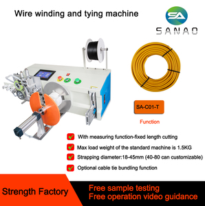 Tự động dây cuộn quanh co Xoắn buộc máy ràng buộc xoắn Tie máy cho cáp - Product Image 5