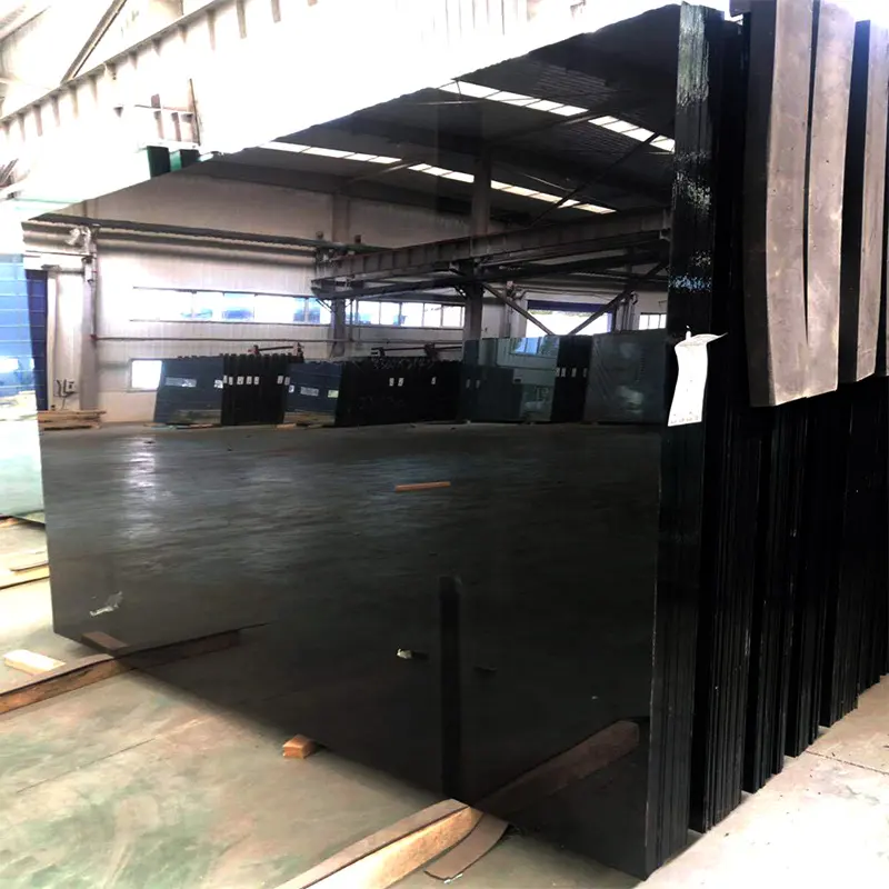 Glass Sheet Tempered Black Colored Painted Temper Glass Panel Price Ceramic Stained Silkscreen Printing Lacquered Toughened Glas