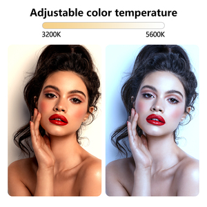 FOSOTO Bi-color Lamp 65W Professional 4 Arms Video Shooting Led <strong>Light</strong> for Beauty Tattoo Moon Ring <strong>Light</strong> with Tripod for Makeup - Product Image 4