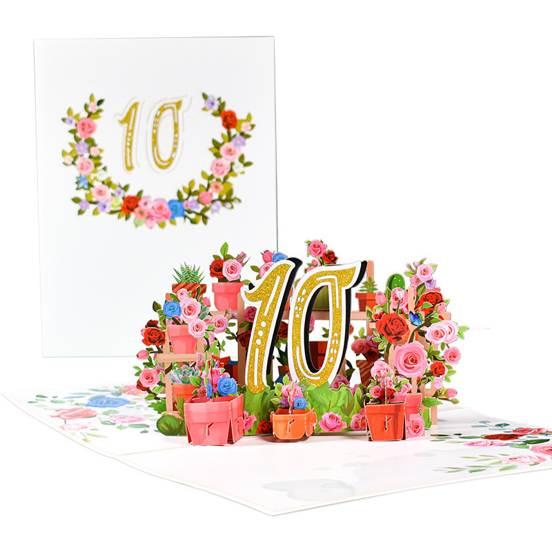 Biglietto Pop-Up per il 10° Anniversario
