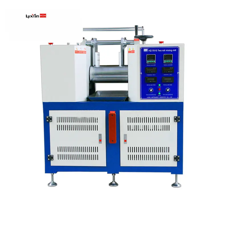 Plastic Producten Laboratorium Pvc Siliconen Rubber Open Mengen Twee Roller Slijpmachine