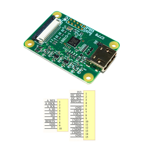 Entrada de placa adaptadora estándar compatible con HDMI de hasta 1080p25fp para Raspberry Pi 4B 3B 3B + Zero W - Product Image 4