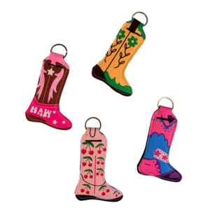 Creatieve Sleutelhanger Neopreen Schoenen Sleutelhanger Custom Printing Neopreen Chapstick Houder Voor Relatiegeschenken Sleutelhanger Op Voorraad - Product Image 1