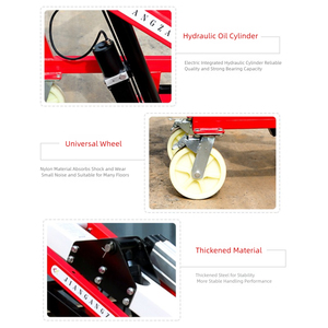 New Condition Electric Forklift Stacker Portable Crank <strong>Arm</strong> Hydraulic Lifting Truck for Logistics <strong>Loading</strong> Unloading Hand-Powered - Product Image 3