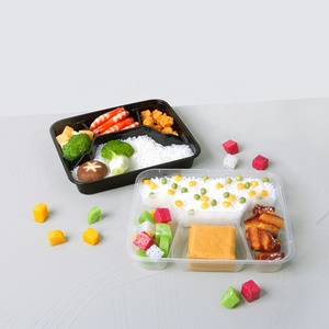 Hộp Đựng Mang Đi Nhà Hàng Phun <span class=keywords><strong>PP</strong></span> An Toàn Dùng Trong Lò Vi Sóng Dùng Một Lần Hộp Đựng Thực Phẩm Cắm Trại Hộp Cơm Bento Có Nắp - Product Image 6