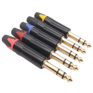Gold Plated 6.35mm <strong>1</strong>/<strong>4</strong>&quot; Male <strong>Mono</strong> <strong>Plug</strong> to <strong>RCA</strong> <strong>Female</strong> 6.5mm 6.35 Jack Audio Stereo Adapter Connector <strong>Plug</strong> Converter Sound Mixer - Product Image 2