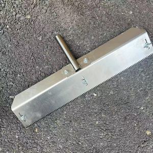 Stainless Steel <strong>R</strong>-Type Tooth Scraper | for Self-Leveling/Polyurethane Mortar Construction, Adjustable Thickness - Product Image 4