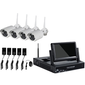 Cámara IP inalámbrica WIFI sistema CCTV de seguridad 4 canales Kit de vigilancia NVR inalámbrico impermeable/resistente a la intemperie CMOS - Product Image 1