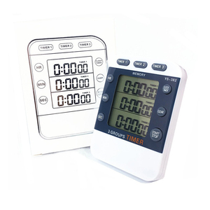 Jhering Lcd grande scala digitale 3 canali cronometro conto alla rovescia orologio sportivo da cucina orologio Stop - Product Image 2