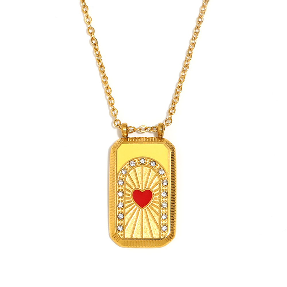 Gota de aceite de tarot-amor rojo