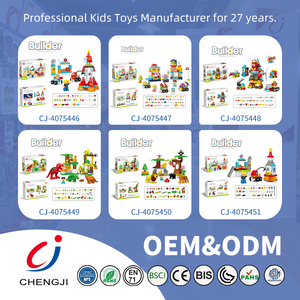 Chengji Diy 3d Kids Creative Educational Toy Construction Assembly 158pcs <strong>Building</strong> <strong>Game</strong> Toy <strong>Robots</strong> for Kids <strong>Building</strong> Blocks - Product Image 6