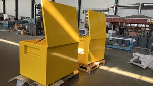 畅销高品质廉价工作箱重型工作现场箱带锁的卡车金属工具箱 - Product Image 4