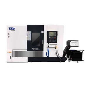 CK1010 automatico in metallo orizzontale Fanuc Siemens sistema CNC tornio - Product Image 5