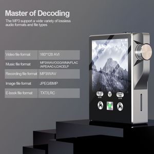 歌詞同期MP3ロスレス音楽プレーヤーを備えた高品質のタッチスクリーンFMポケットラジオMP3