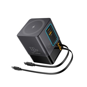 <strong>Factory</strong> Direct Hot Sale Wireless Charger for iPhone Retractable USB-C Power Strip with 100W <strong>Output</strong> for Laptop Multiple <strong>Devices</strong> - Product Image 2