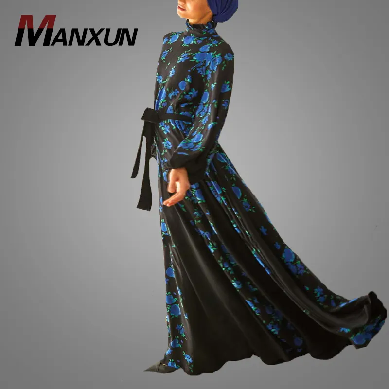 Marocain Style Turquie Abaya Vêtements Islamiques Kaftan Musulman de Conception de Mode