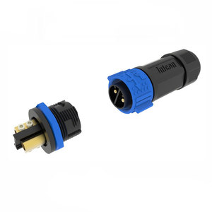 M25 2 núcleos 60A/70A enchufe de aviación impermeable 5G estación Base de comunicación conector de entrada/salida contactos de cobre carcasa de nailon - Product Image 5