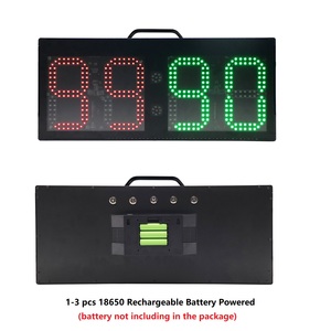 YIZHI最新ポータブル7インチLEDサッカー電子サッカーチェンジプレーヤーボード片面ディスプレイ審判代替ボード - Product Image 2