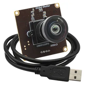 ELP 120 Degree Wide Angle NO Distortion HD1200P High Frame 90FPS Color Shutter Global Mini USB <strong>Camera</strong> Module Webcam - Product Image 1