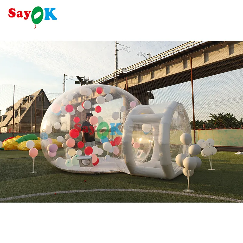 Entrega rápida Novo estilo popular balão artista publicidade inflável o balão diversão casa inflável bolha casa