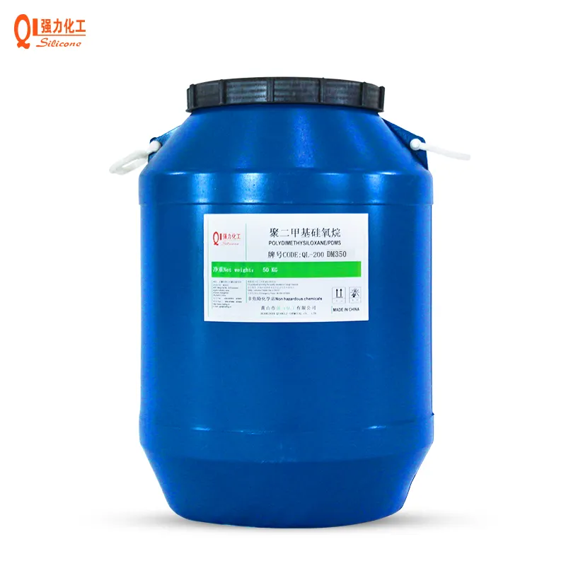 Aceite de silicona 201 dimetilsiloxano, herramienta de teñido y acabado auxiliar de Polidimetilsiloxano, 350 unidades