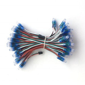 LEDピクセルモジュールライトWS2811 12mm DC5V RGBピクセルクリスマスLEDライトストリングフルカラー - Product Image 2