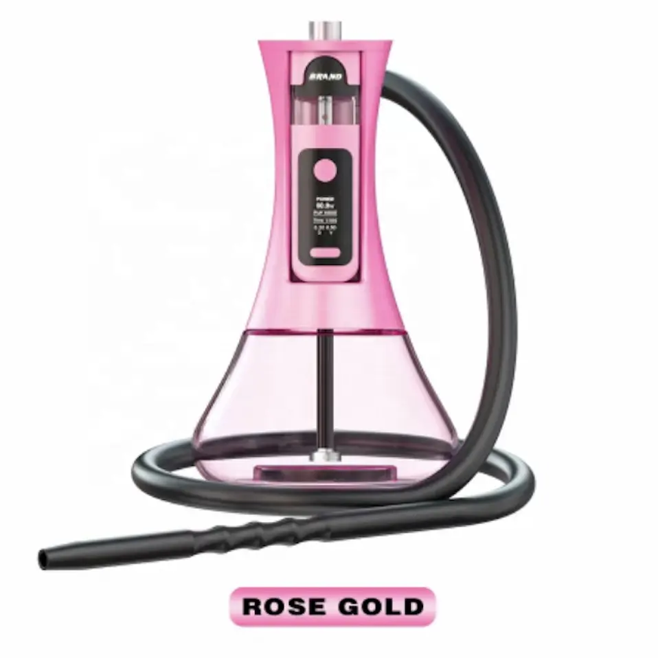 Nuevo diseño electrónico Hookah SHISHA vaporizador recargable con cartuchos