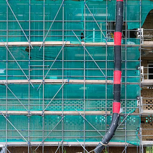 Rete di sicurezza per ponteggi personalizzabile in HDPE 1.5m * 100m rete di sicurezza per detriti da costruzione di migliore qualità - Product Image 1