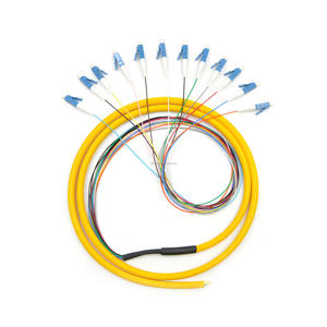 12-Core 9/125 Fiber Optic Bundle Pigtails FTTX <strong>Solutions</strong> with APC UPC LC FC SC for 3G 4G PoE <strong>Networks</strong> - Product Image 4