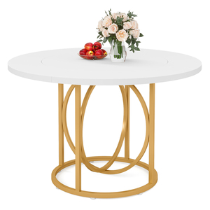 美国仓库库存现代厨房圆桌会议4人 - Product Image 5