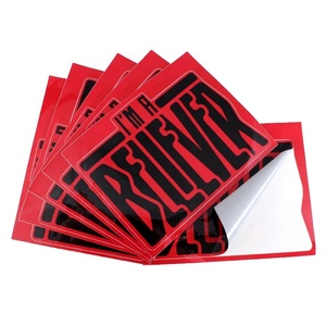 Custom Printing Waterproof Vinyl <strong>Stickers</strong> Die Cut 3D Label Logo <strong>Stickers</strong> Adhesive PVC Label <strong>Sticker</strong> - Product Image 1