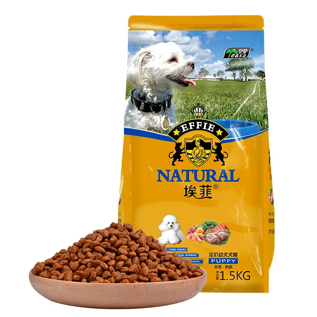 OEM China marca de alimentos para mascotas contenido de proteínas de alto y bajo precio comida seca para perros