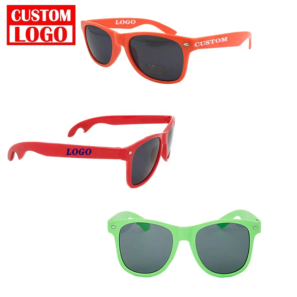 Customt 다채로운 로고 인쇄 도매 음영 태양 안경 태양 안경 편광 코팅 렌즈