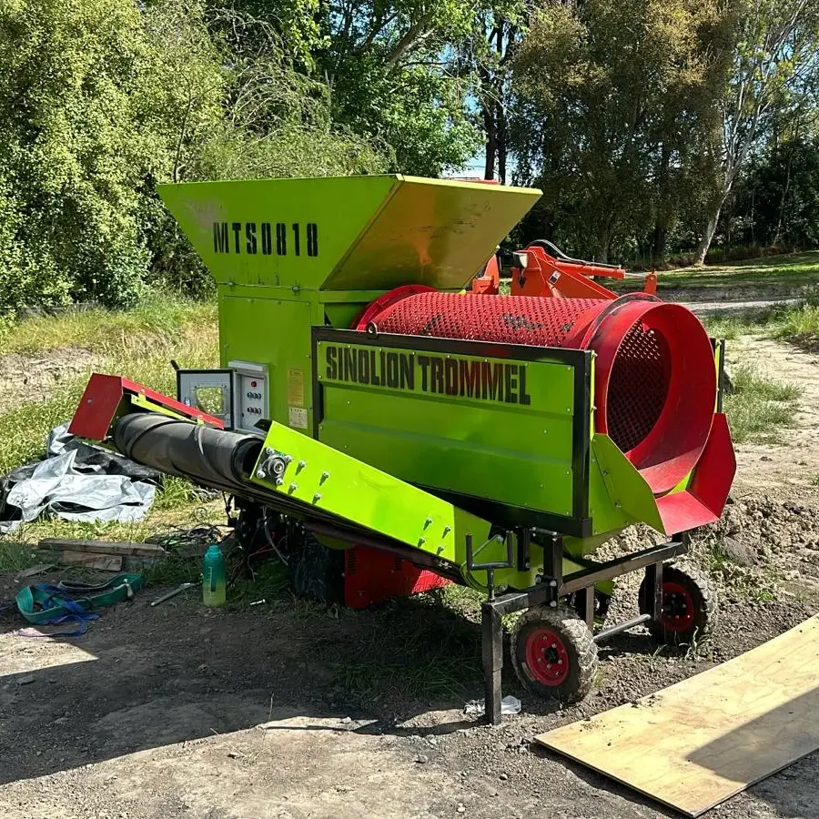 Prix usine compost tambour tamis sable pierre séparateur petit trommel écran rotatif tambour compost écran