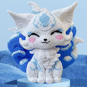 New Arrival 70CM Colorful Nine Tail Fox Home Decoration Decompression Education Toy <strong>Building</strong> <strong>Blocks</strong> for Adult - Product Image 5