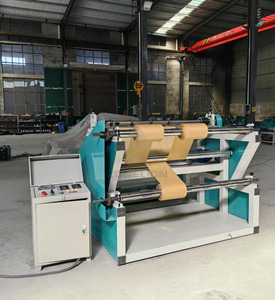 Otomatik Jumbo Kraft termal kağıt PE PVC plastik streç Film sarıcı eğme kesici rulo dilme sarma kesme makinesi - Product Image 6