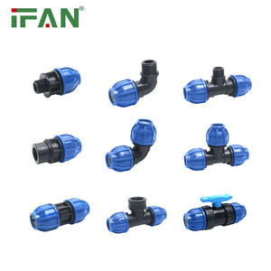 IFAN on Sell HDPE Fitting Dark Blue 1/2&quot;-4&quot; PP Compression Fittings Thread Female Socket GB/<strong>T</strong> 13663 Quick <strong>Connect</strong> - Product Image 6