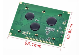 ブルースクリーンイエローグリーンLCD12864ディスプレイLCDスクリーン中国文字ライブラリ付きバックライト付き12864-3.3V 5V - Product Image 2
