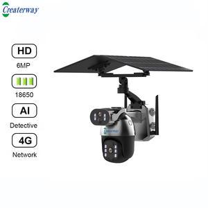 New Arrival 360 Degree CMOS Network Wireless Waterproof Smart PTZ Solar Powered Wifi <strong>Security</strong> Solar CCTV <strong>Camera</strong> with Dual Lens - Product Image 2