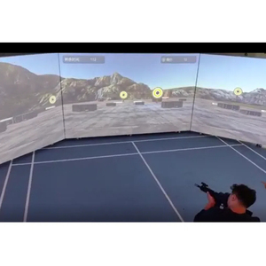 Interior adultos disparar entrenamiento pistola láser juego de pared interactivo multi persona VR LED tiro sistema de entrenamiento de tiro simulado - Product Image 6
