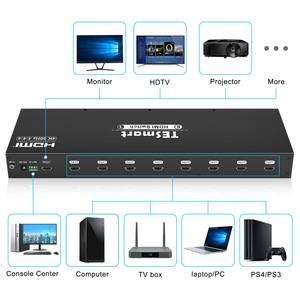 TESmart High Quality Video <strong>HDMI</strong> <strong>Switch</strong> 8 <strong>Input</strong> 1 <strong>Output</strong> 4K 60HZ <strong>HDMI</strong> Switcher