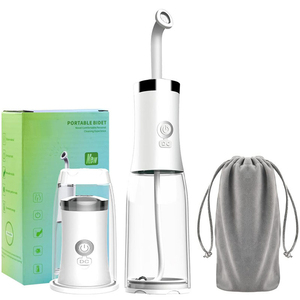 Portable Mini Electric <strong>Bidet</strong> Sprayer with 4 Spray Modes Pressure Adjustable for Toilet <strong>Use</strong> for Travel Camping Desert Trips - Product Image 1