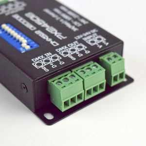 Оптовая продажа, драйвер декодера PX24506 DMX512 9A DMX 512 усилитель 12 В 24 В светодиодный DMX512 контроллер для 5050/3528 RGB светодиодные полосы