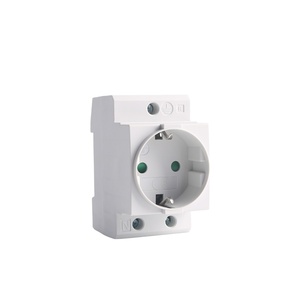 CHENF 16a 25a ซ็อกเก็ตแบบติดตั้ง250V,ซ็อกเก็ตแบบแยกส่วนฝรั่งเศส/Eu/Universal Power ซ็อกเก็ตรางไฟฟ้า Din ซ็อกเก็ตรางนำทาง - Product Image 1
