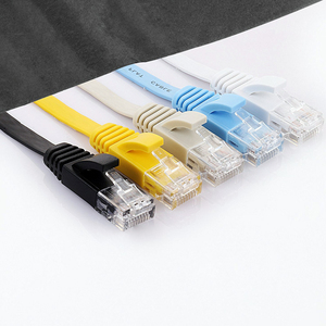UTPフラットCat6パッチケーブルネットワークケーブルカラーコードCat6カスタマイズイーサネットフラットケーブル - Product Image 2