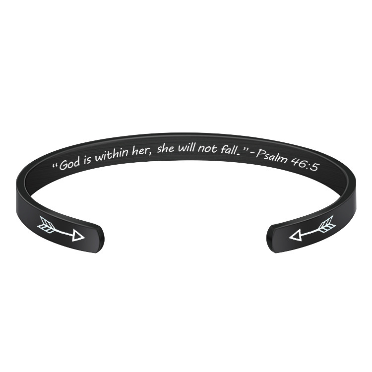 Bracelet noir (le placage prend 3 jours)