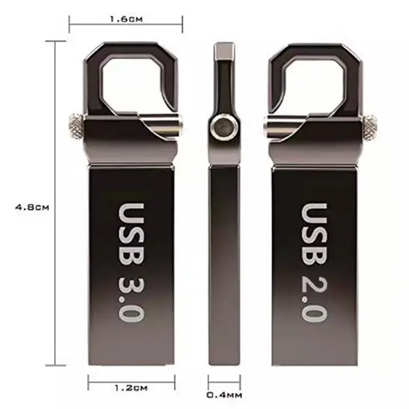 Mini-clé Usb à Logo personnalisé, métal pas cher, 2 go, 4 go, 8 go, 16 go, 32 go, 128 go, 3.0